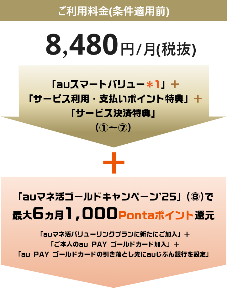 ご利用料金(条件適用前)